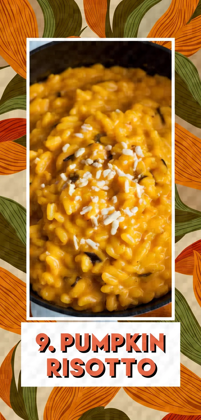 9. Pumpkin Risotto