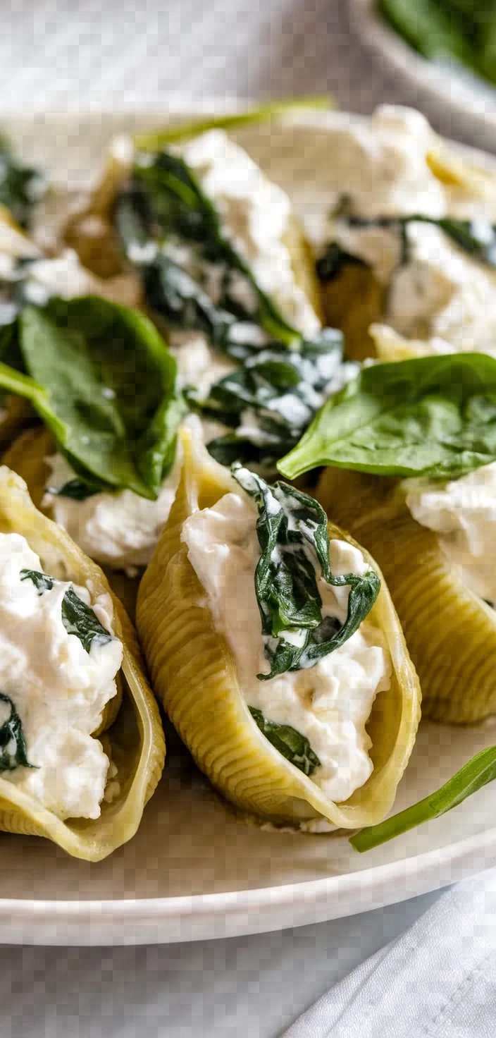 1. Spinach and Ricotta Stuffed Shells