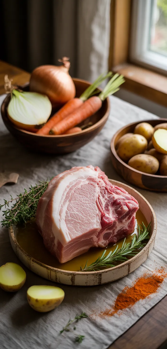 Ingredients photo for Slow Cooker Pork Roast Recipe